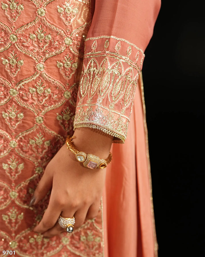 4 Piece Bori Net Maxi | 9701-IG-B.NET - Sha Posh Textile