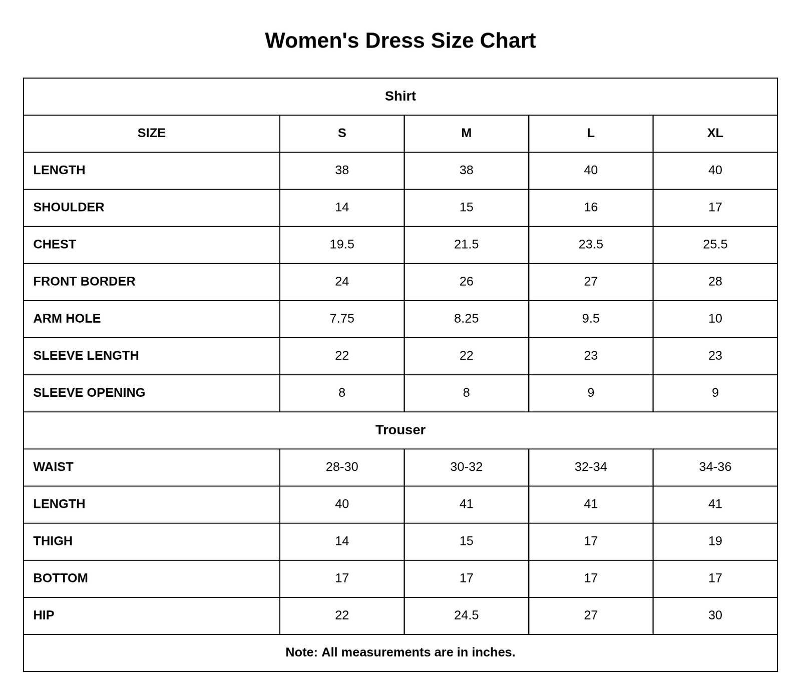 Women 3 Pcs Shine Raw Silk | 9828 size chart