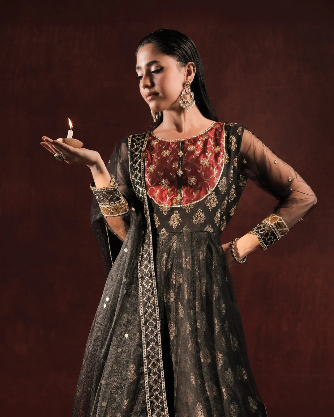 Badla Katan Maxi | 9700 Sha Posh Textile