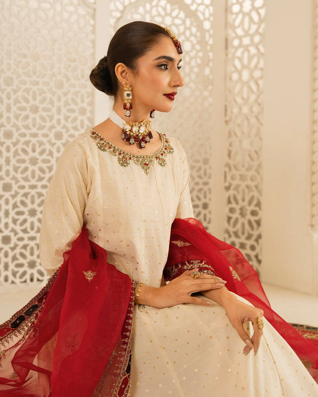 Bindi Badla Maxi | 4081 Sha Posh Textile