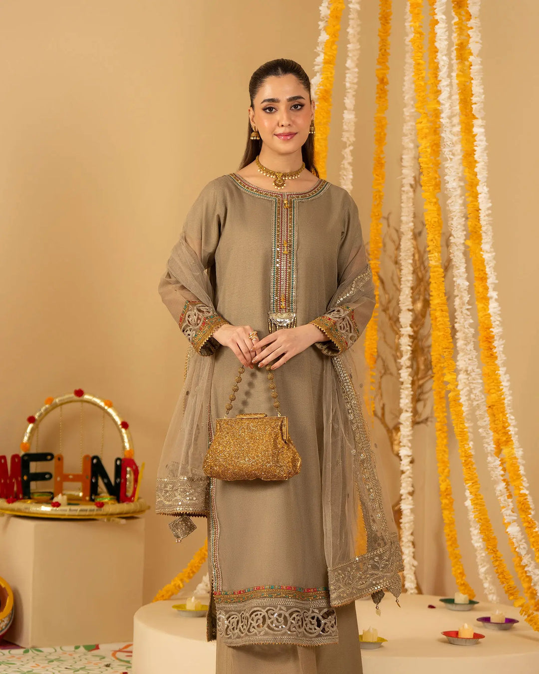 Bori Net 3PC | 1162 Sha Posh Textile