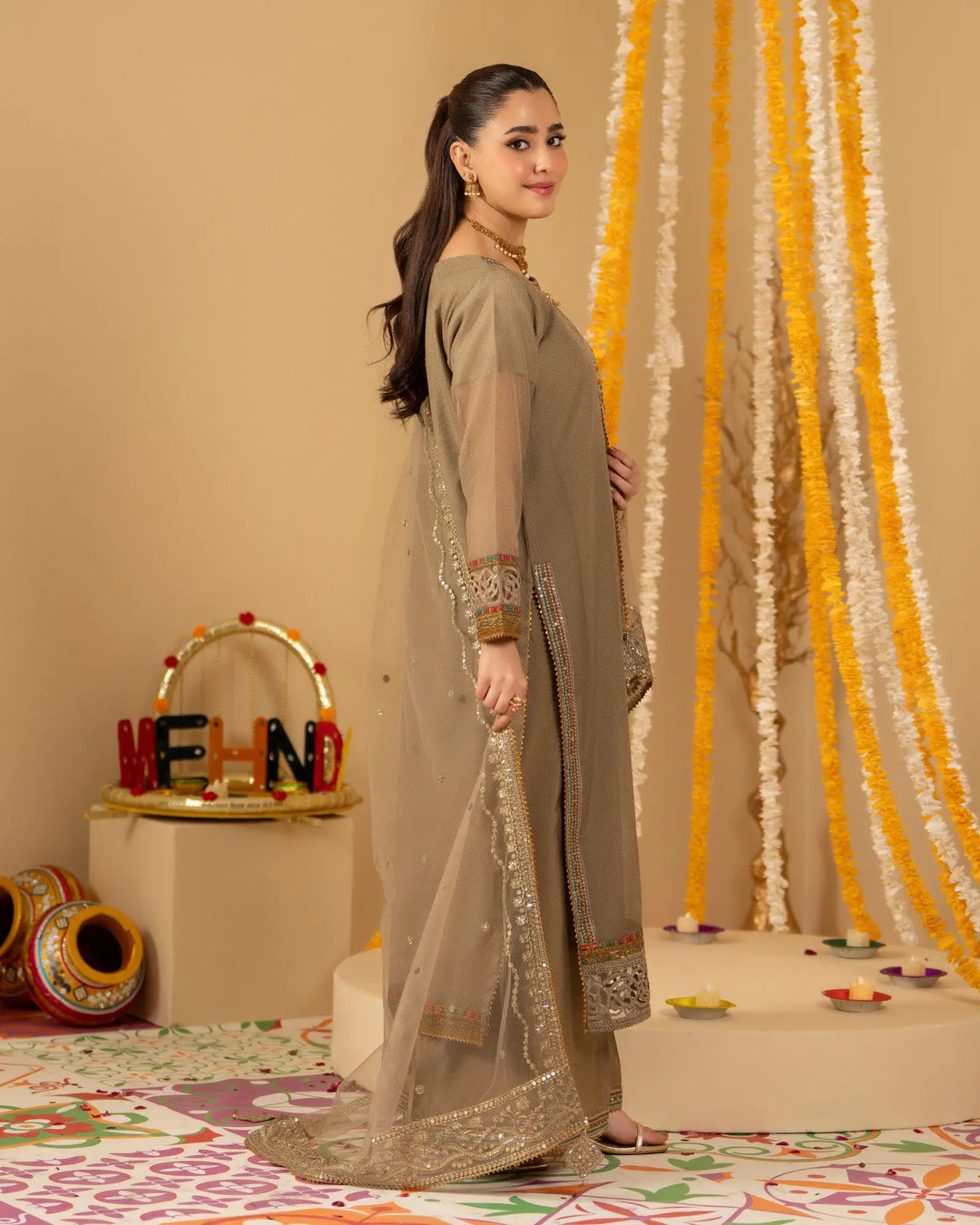 Bori Net 3PC | 1162 Sha Posh Textile