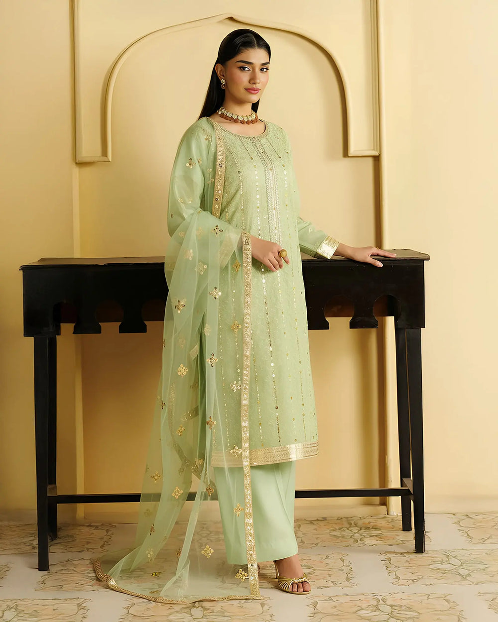 Bori Net 3PC | 2293 Sha Posh Textile
