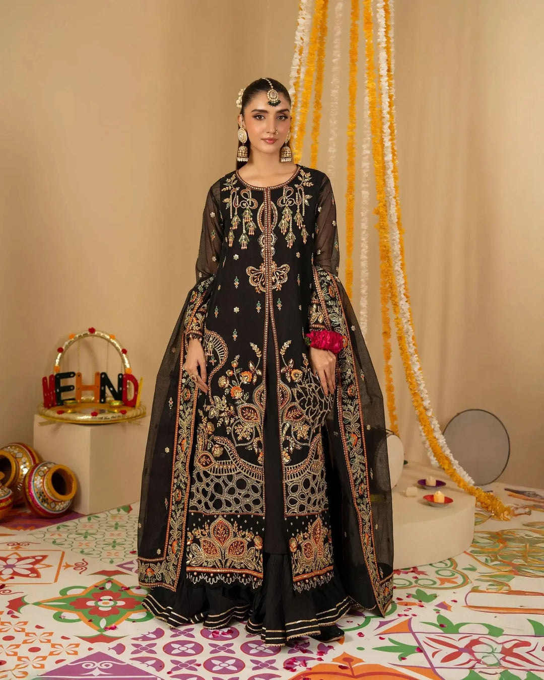 Bori Net 3PC | 424 Sha Posh Textile