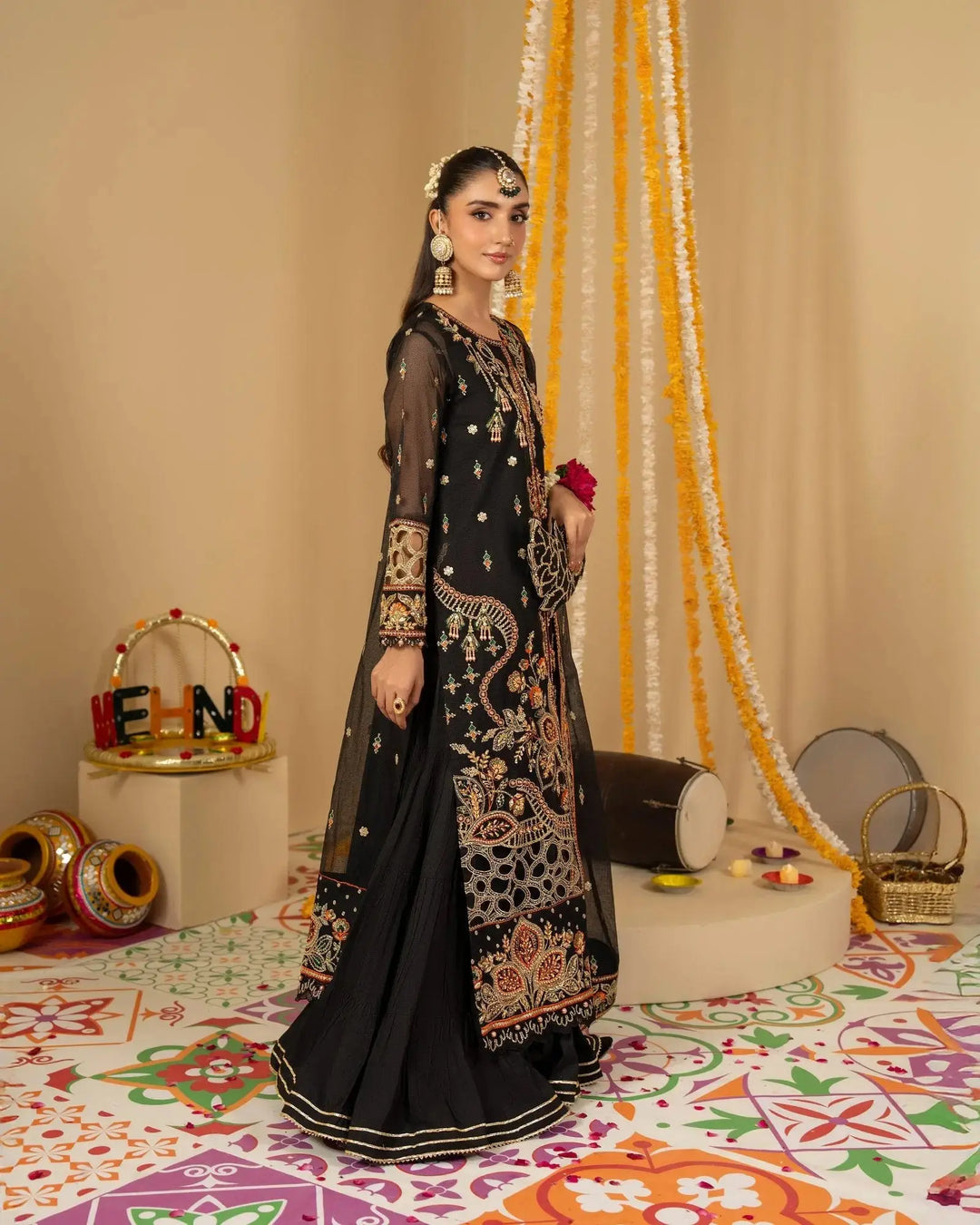 Bori Net 3PC | 424 Sha Posh Textile