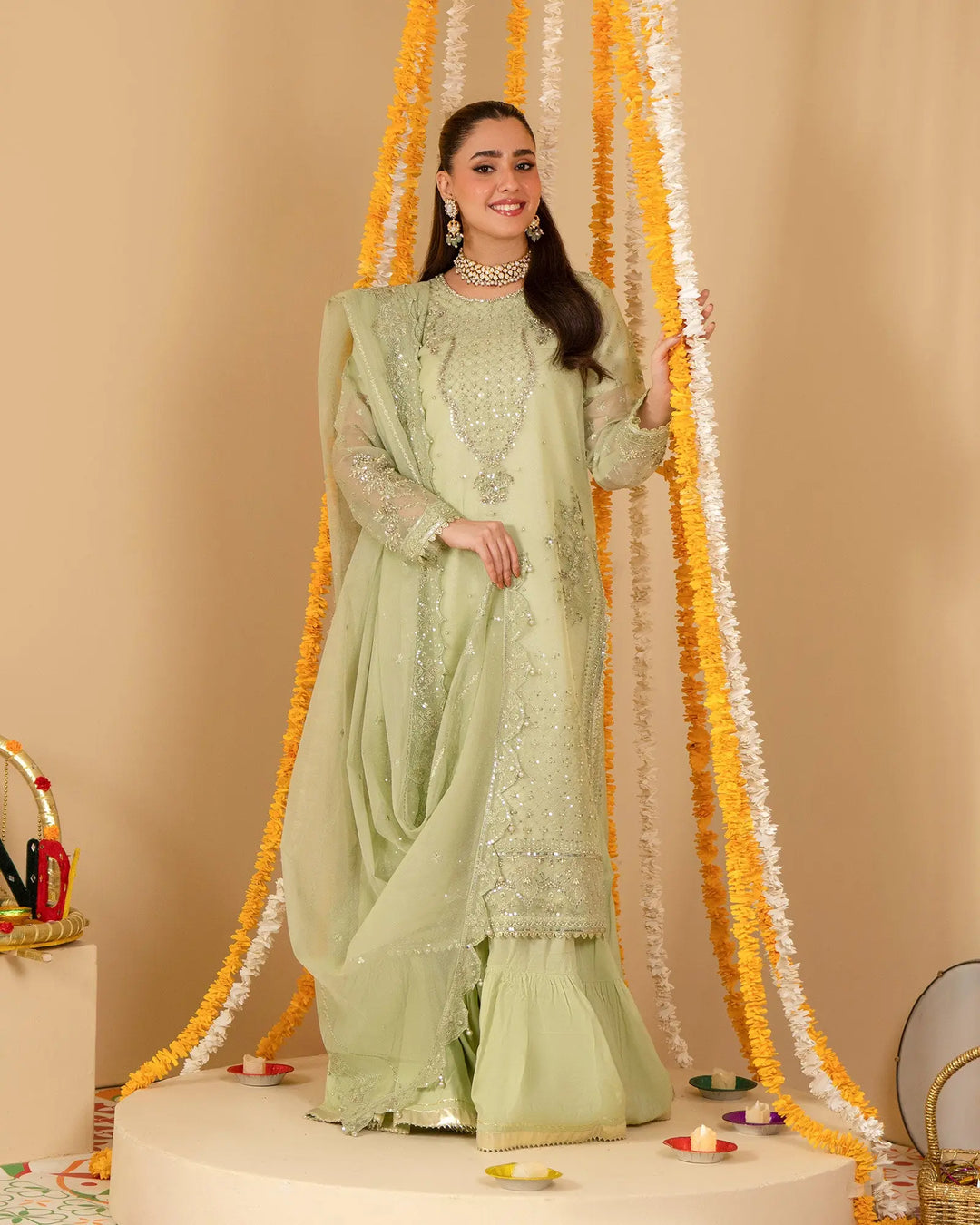Bori Net 3PC | 9725 Sha Posh Textile