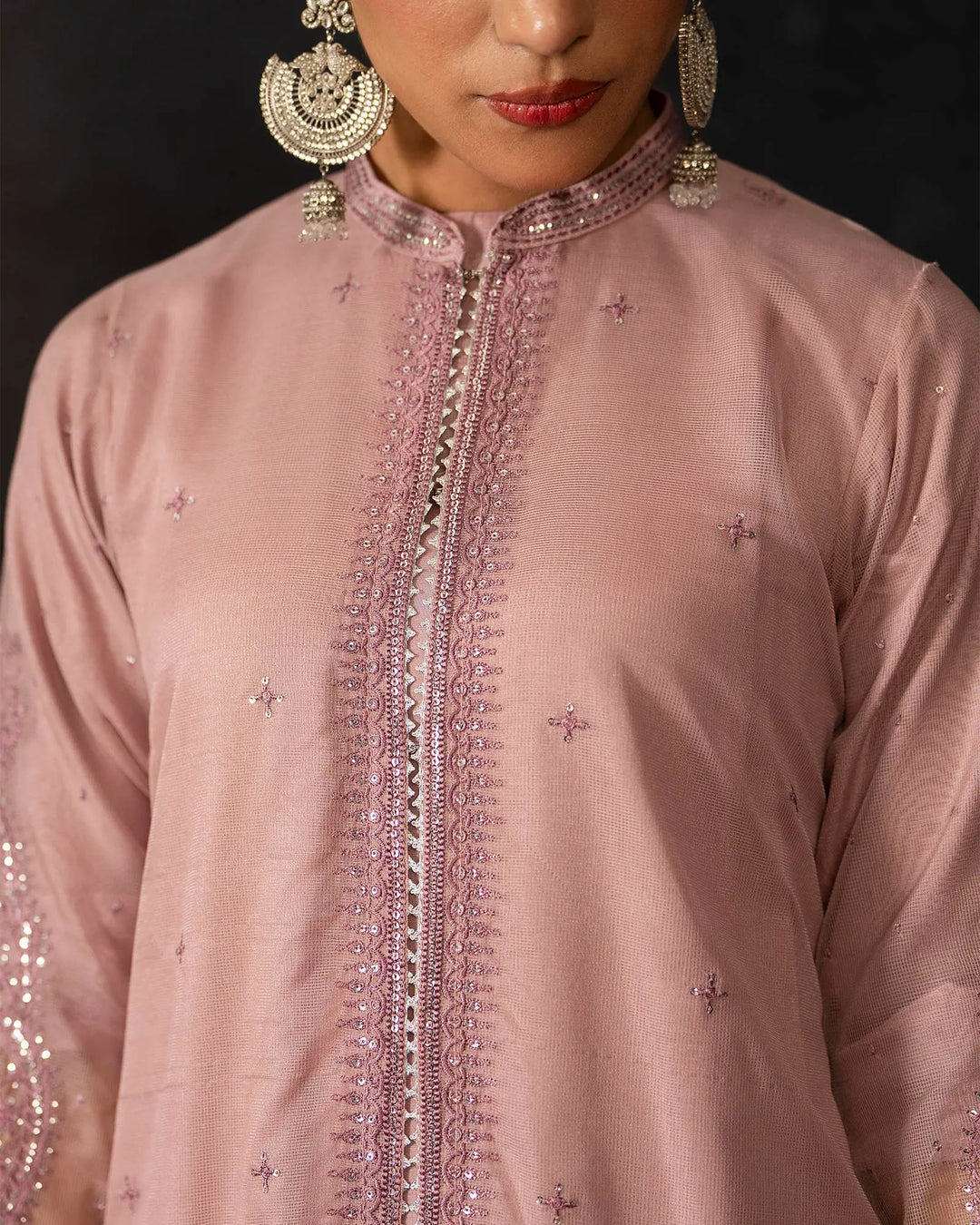 Bori Net Open Gown | 9789 Sha Posh Textile