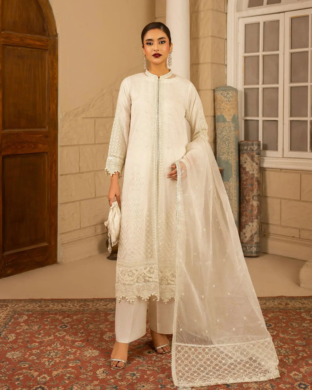 Bori Net Open Gown | 9789 Sha Posh Textile