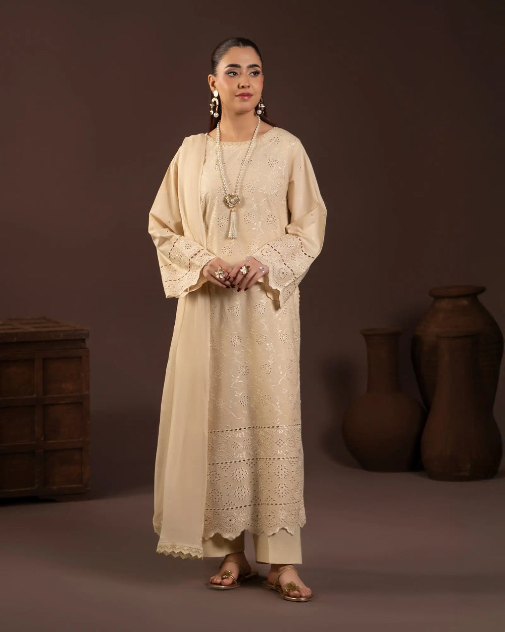 Cambric Cotton 3PC | 1214 Sha Posh Textile