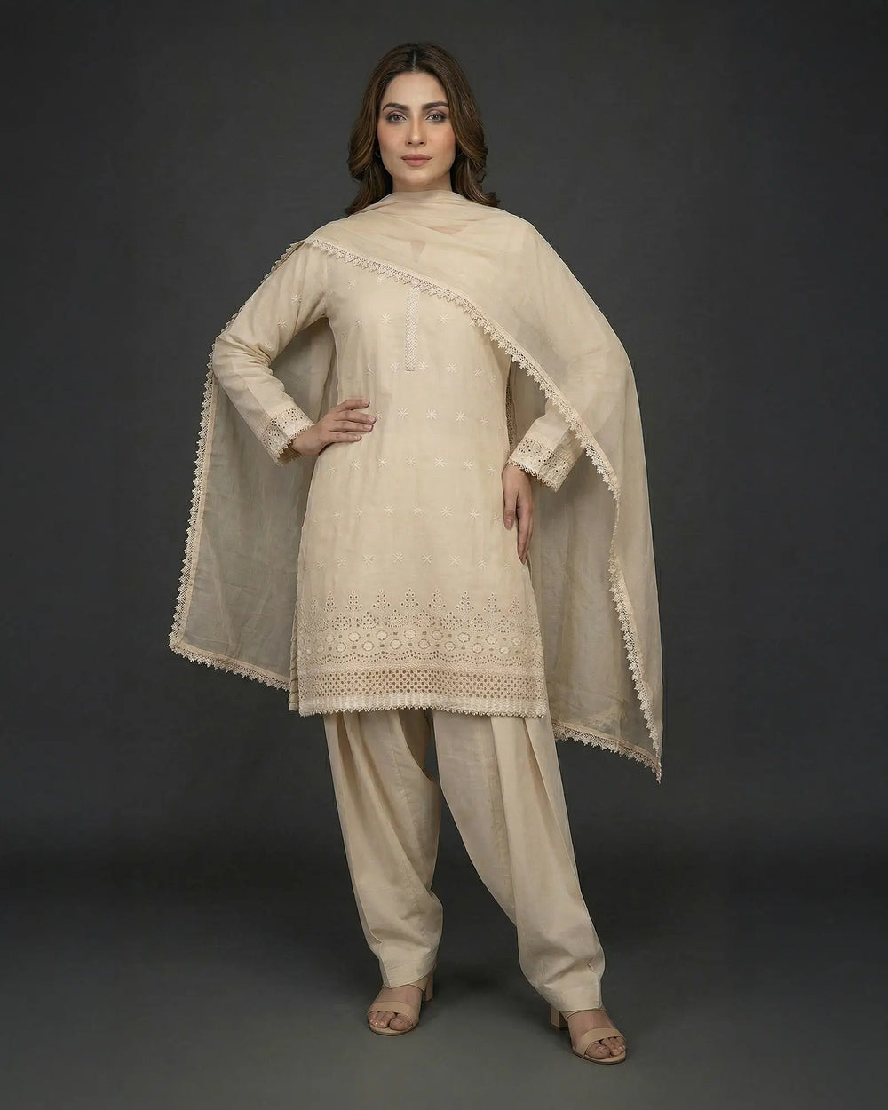 Cambric Cotton 3PC | 1215 Sha Posh Textile