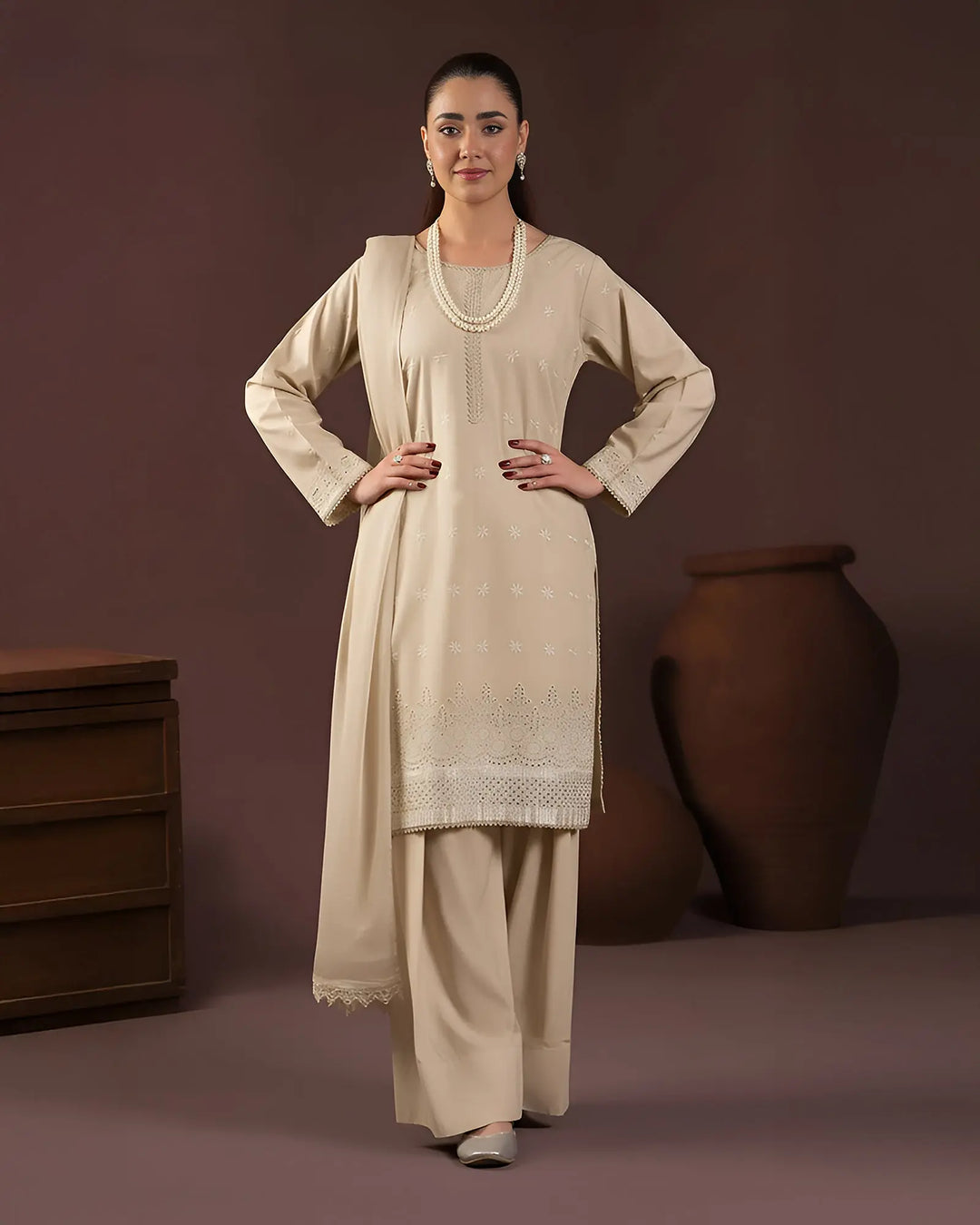 Cambric Cotton 3PC | 1215 Sha Posh Textile