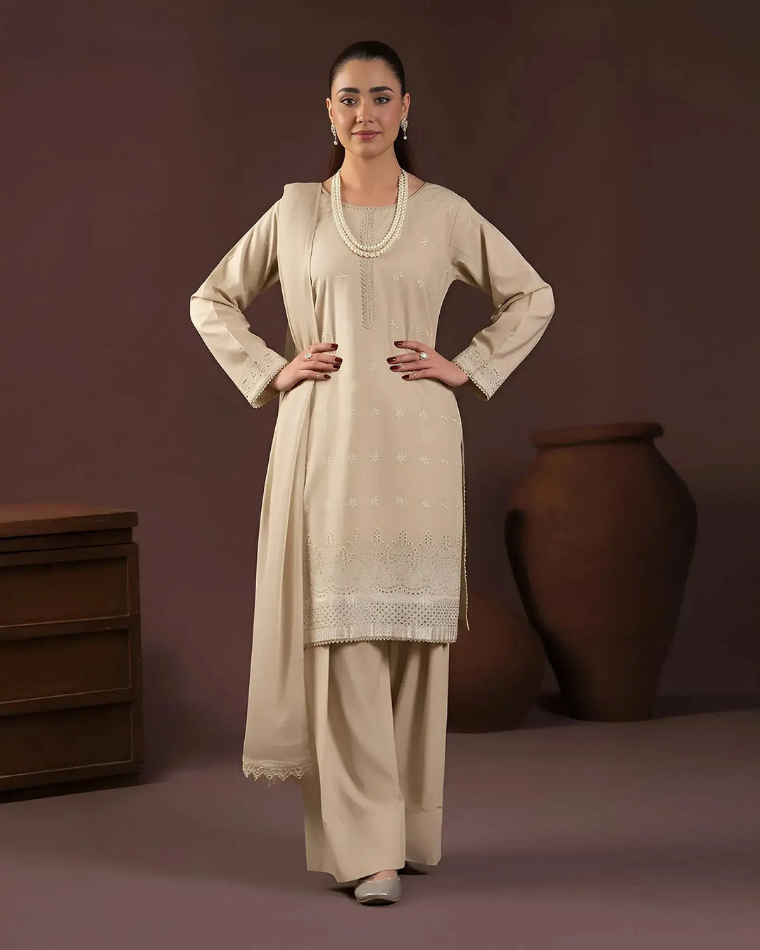 Cambric Cotton 3PC | 1215 Sha Posh Textile