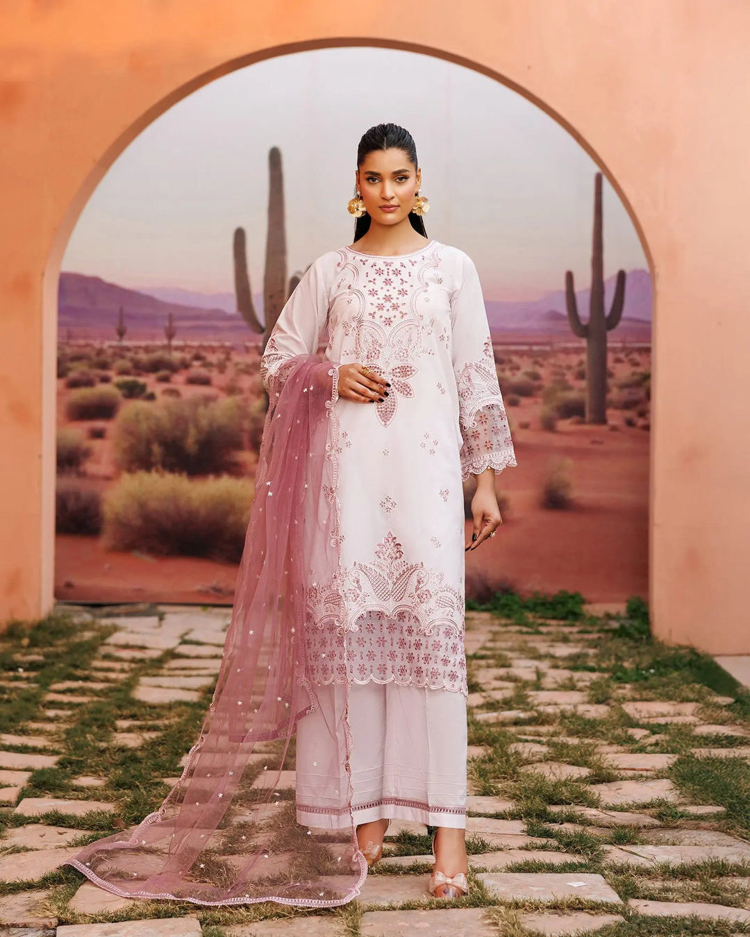 Cambric Cotton 3PC | 2300 Sha Posh Textile