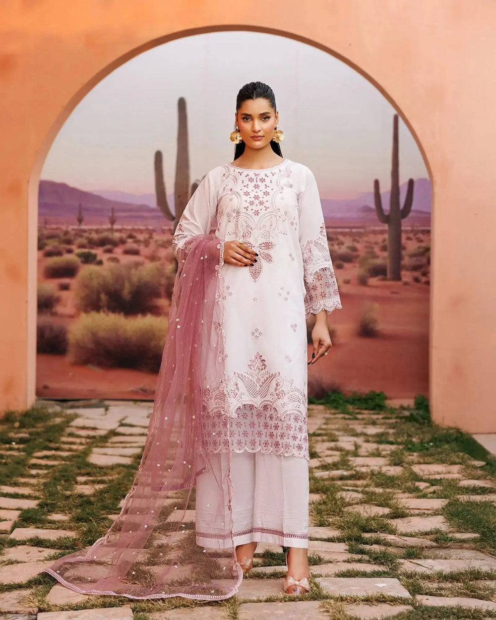 Cambric Cotton 3PC | 2300 Sha Posh Textile