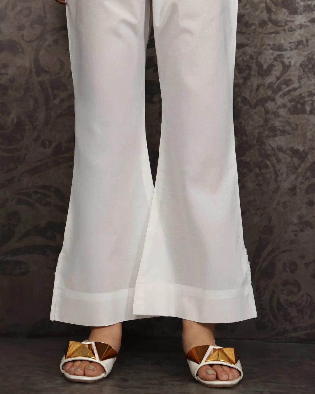 Cambric Cotton Bell Bottom | 8357-IG-K.CT Sha Posh Textile