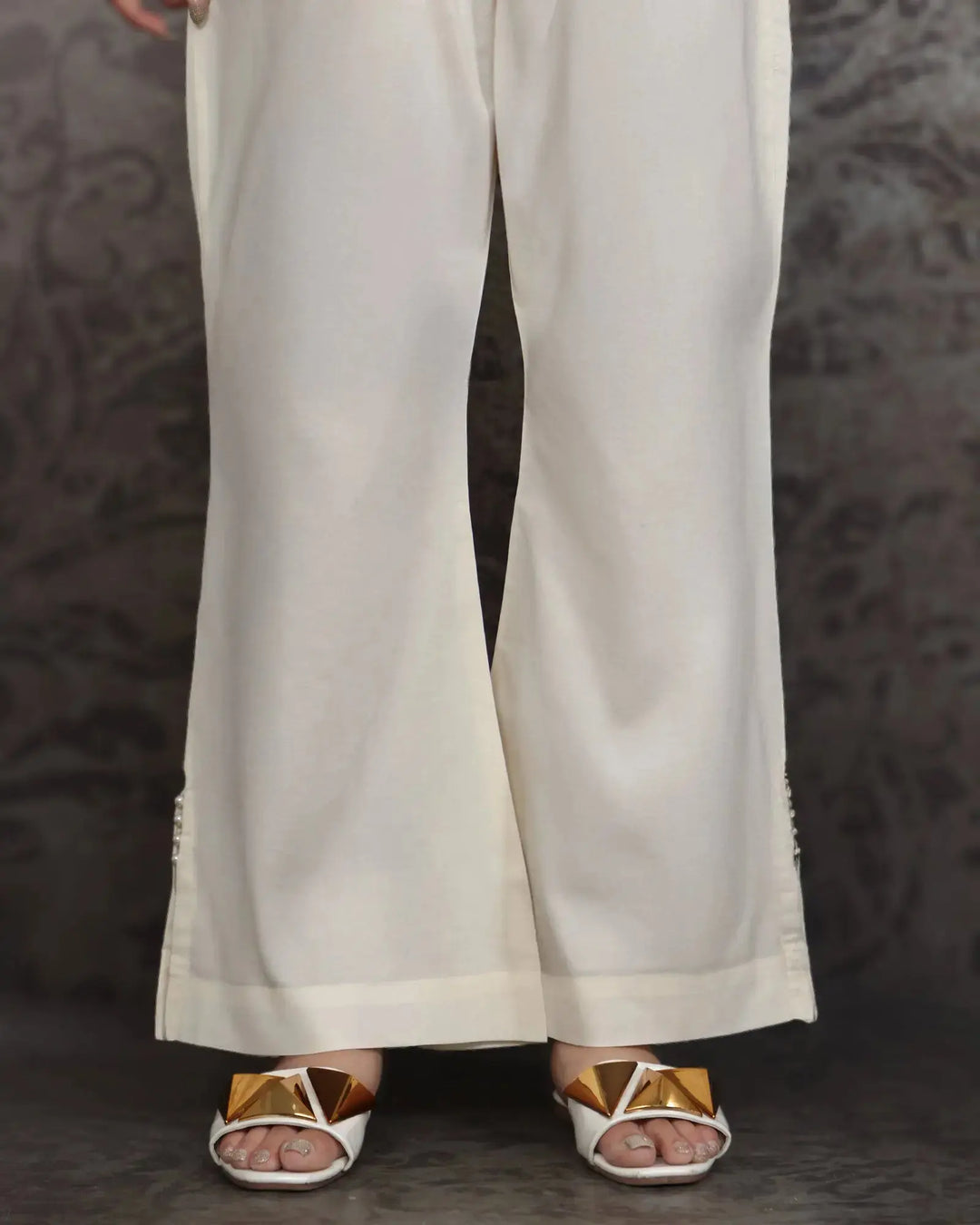 Cambric Cotton Bell Bottom | 8357-IG-K.CT Sha Posh Textile