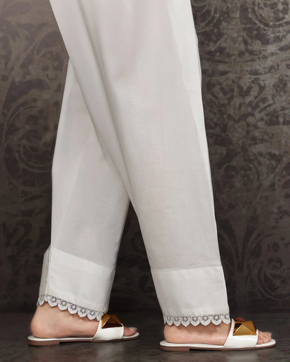 Cambric Cotton Farshi Shalwar | 8358-IG-K.CT Sha Posh Textile