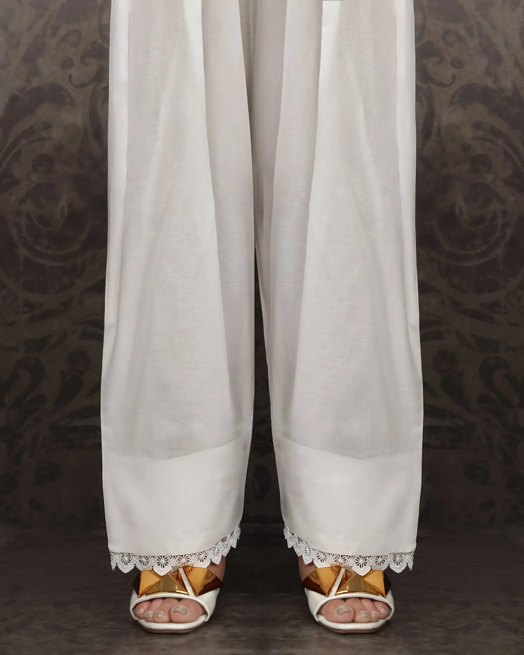 Cambric Cotton Farshi Shalwar | 8358-IG-K.CT Sha Posh Textile