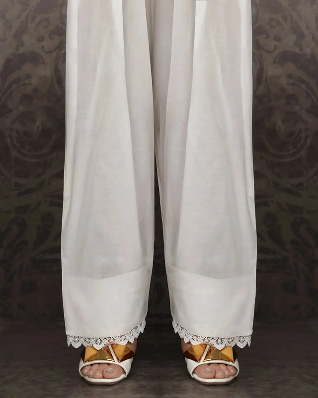 Cambric Cotton Farshi Shalwar | 8358-IG-K.CT Sha Posh Textile