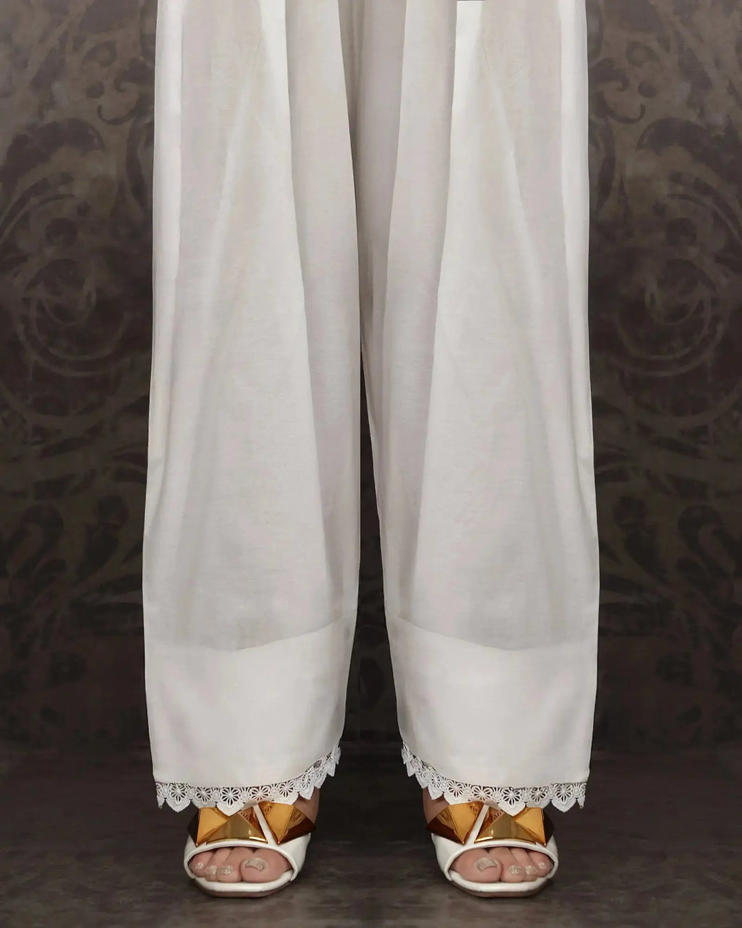 Cambric Cotton Farshi Shalwar | 8358-IG-K.CT Sha Posh Textile