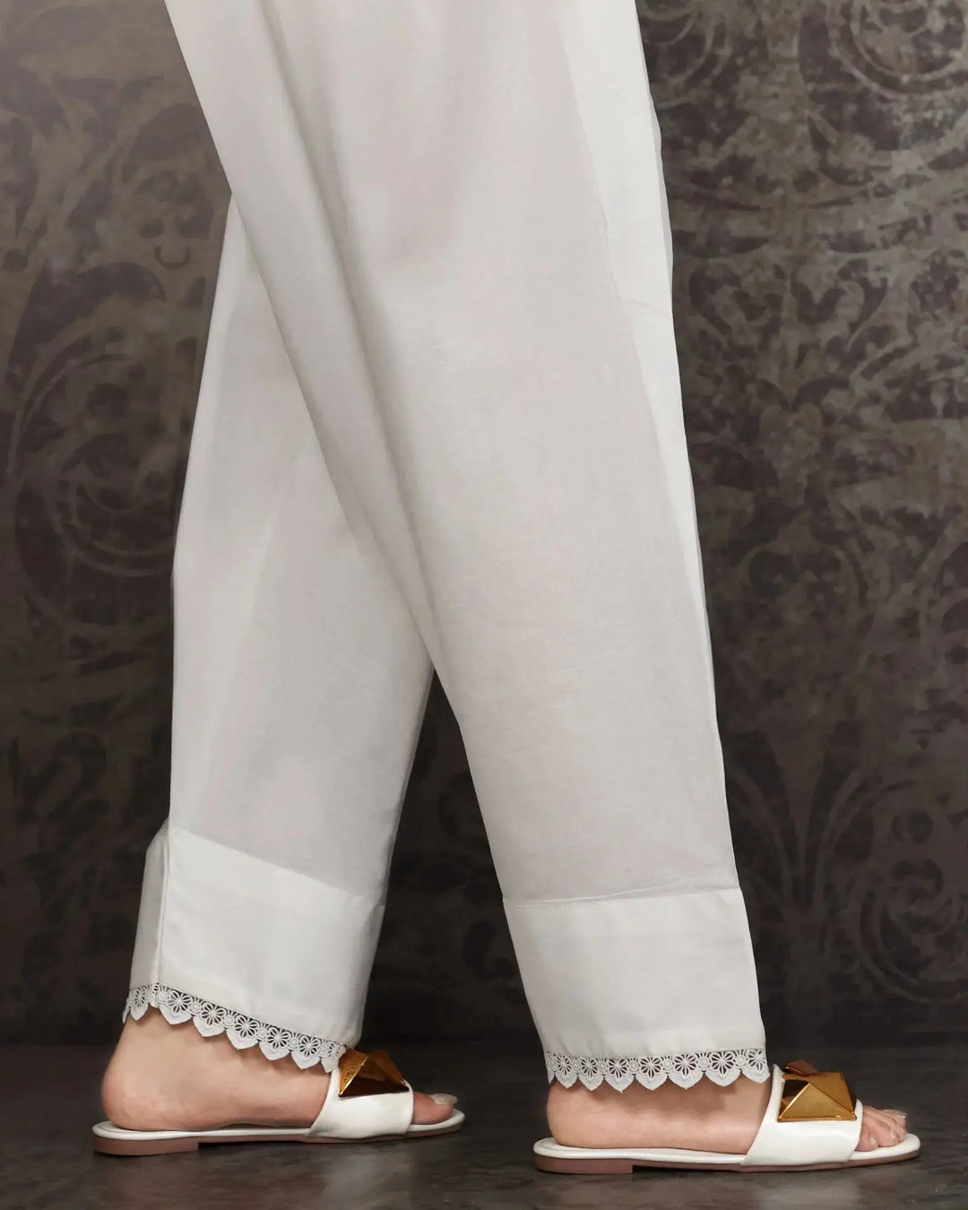 Cambric Cotton Farshi Shalwar | 8358-IG-K.CT Sha Posh Textile