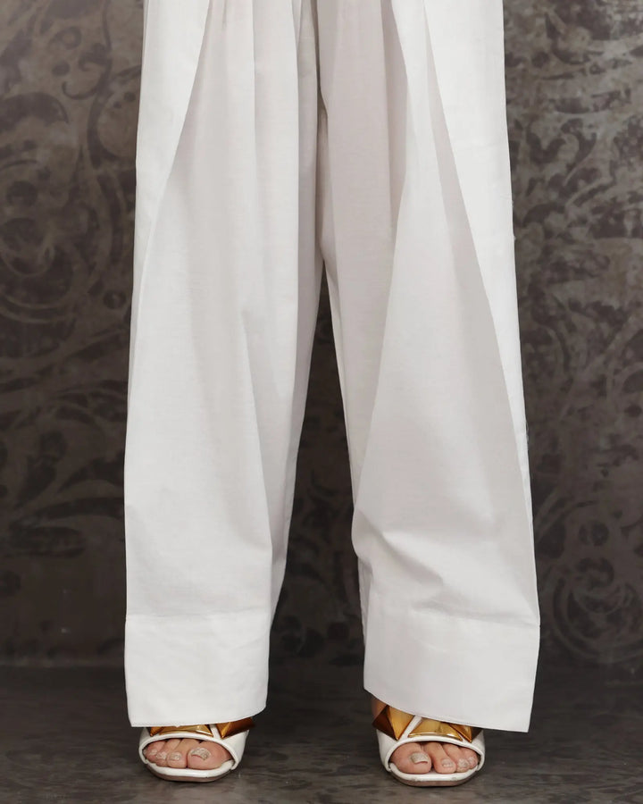 Cambric Cotton Farshi Shalwar | 8363-IG-K.CT Sha Posh Textile