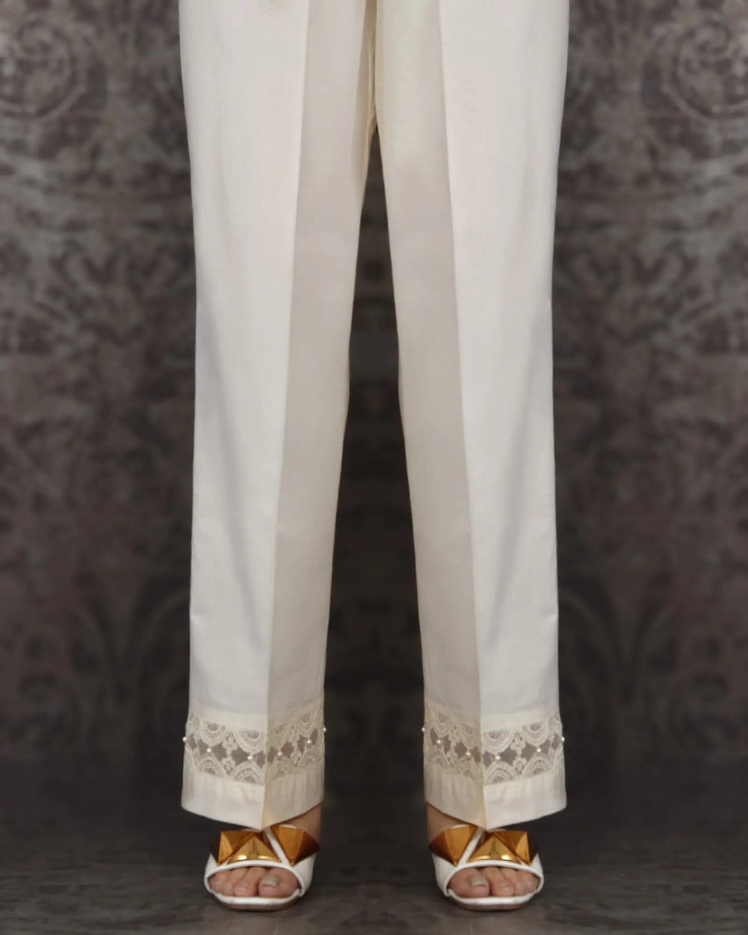 Cambric Cotton Trouser | 8351-IG-K.CT Sha Posh Textile