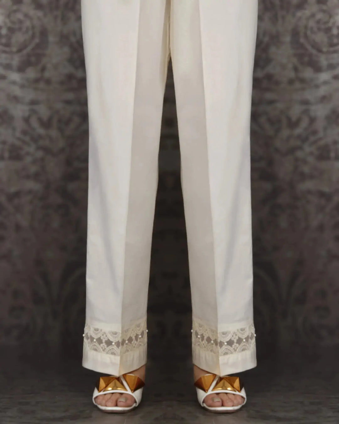 Cambric Cotton Trouser | 8351-IG-K.CT Sha Posh Textile