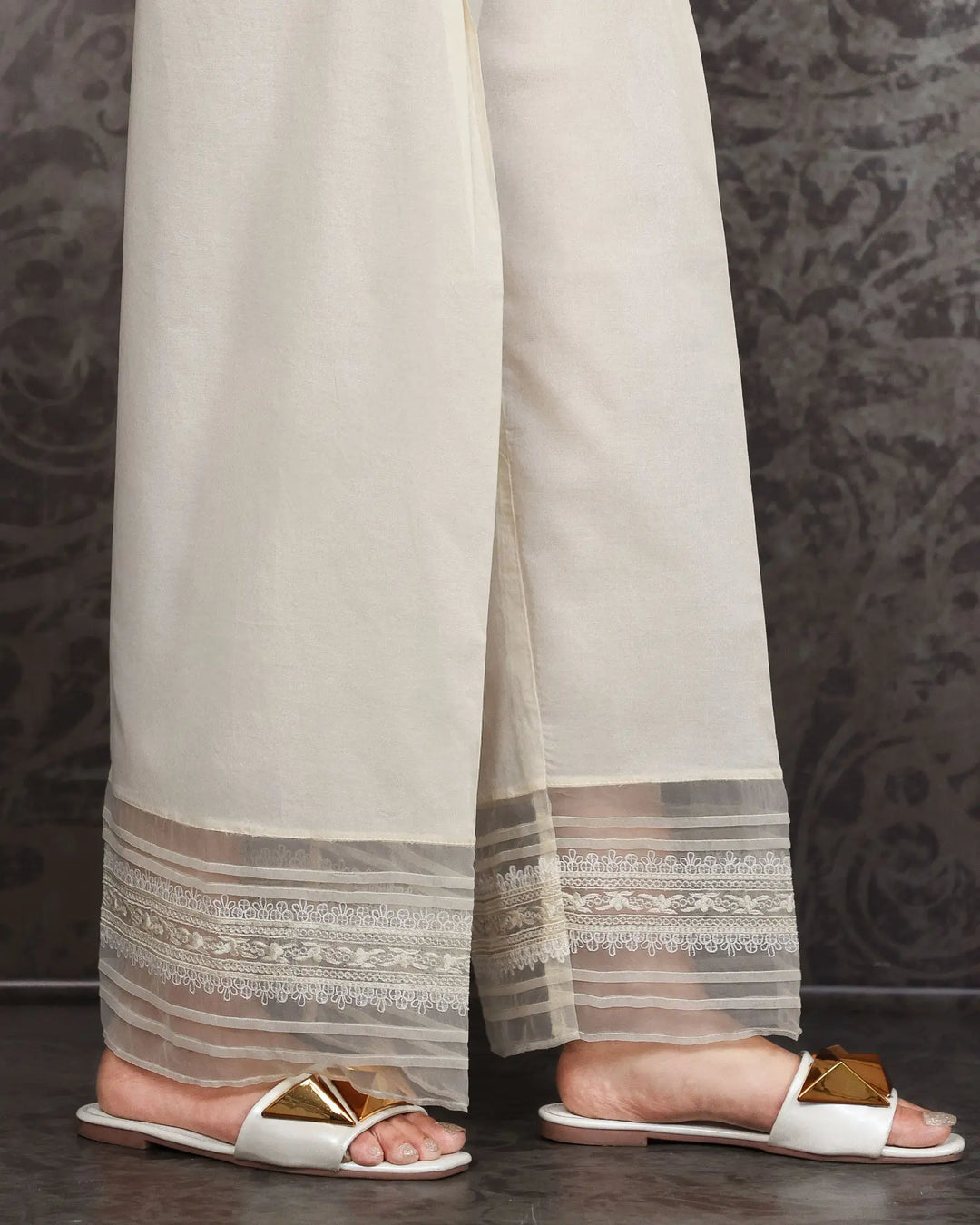 Cambric Cotton Trouser | 8354-IG-K.CT Sha Posh Textile