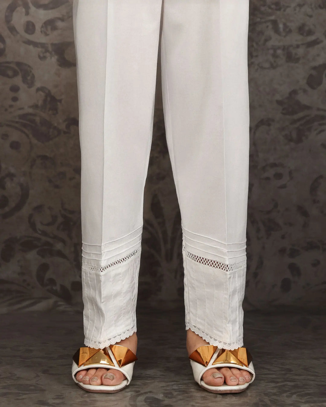 Cambric Cotton Trouser | 8355-IG-K.CT Sha Posh Textile