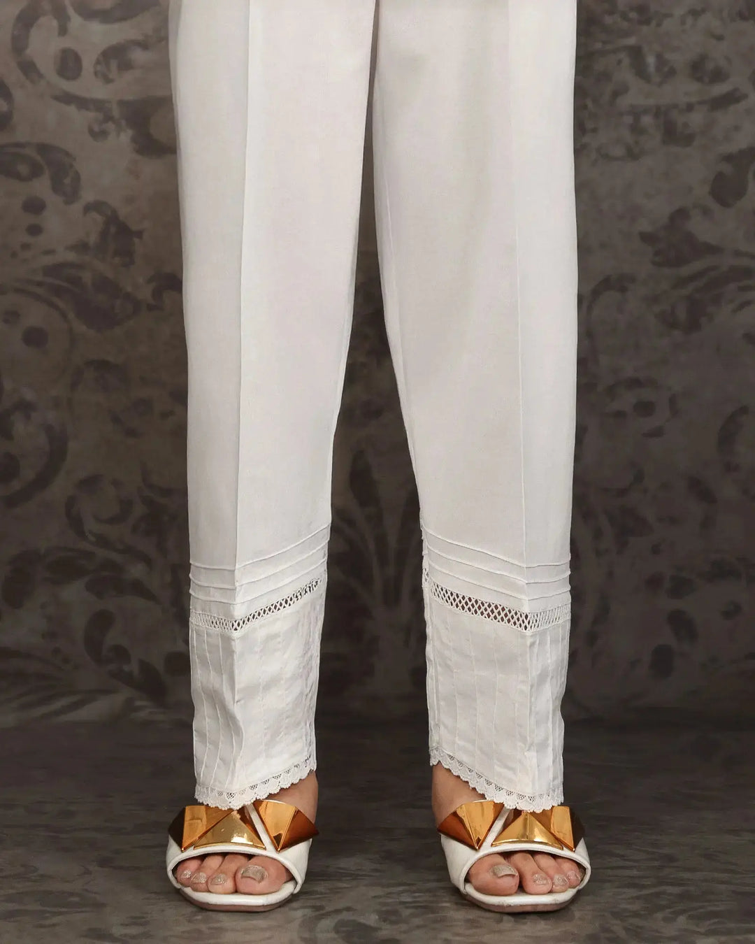 Cambric Cotton Trouser | 8355-IG-K.CT Sha Posh Textile