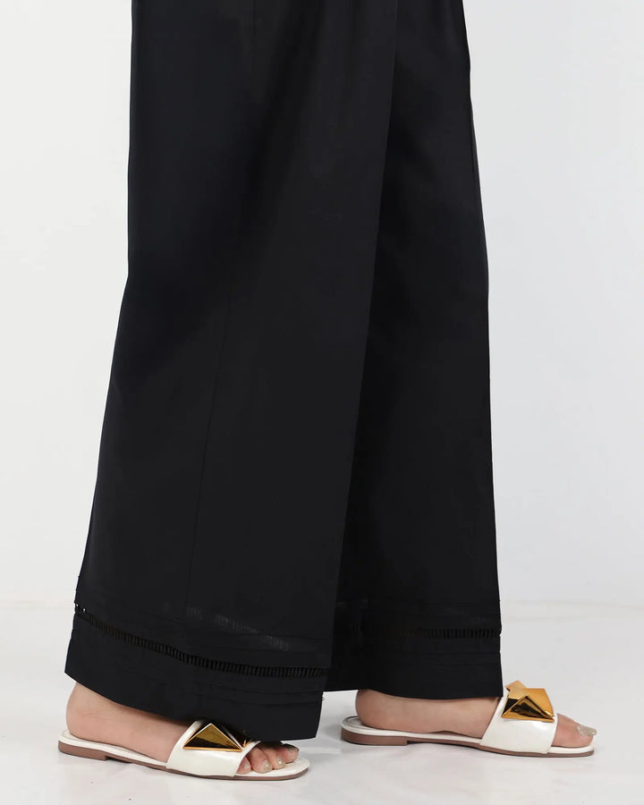 Cambric Cotton Wide Leg Trouser | 8353-IG-K.CT Sha Posh Textile
