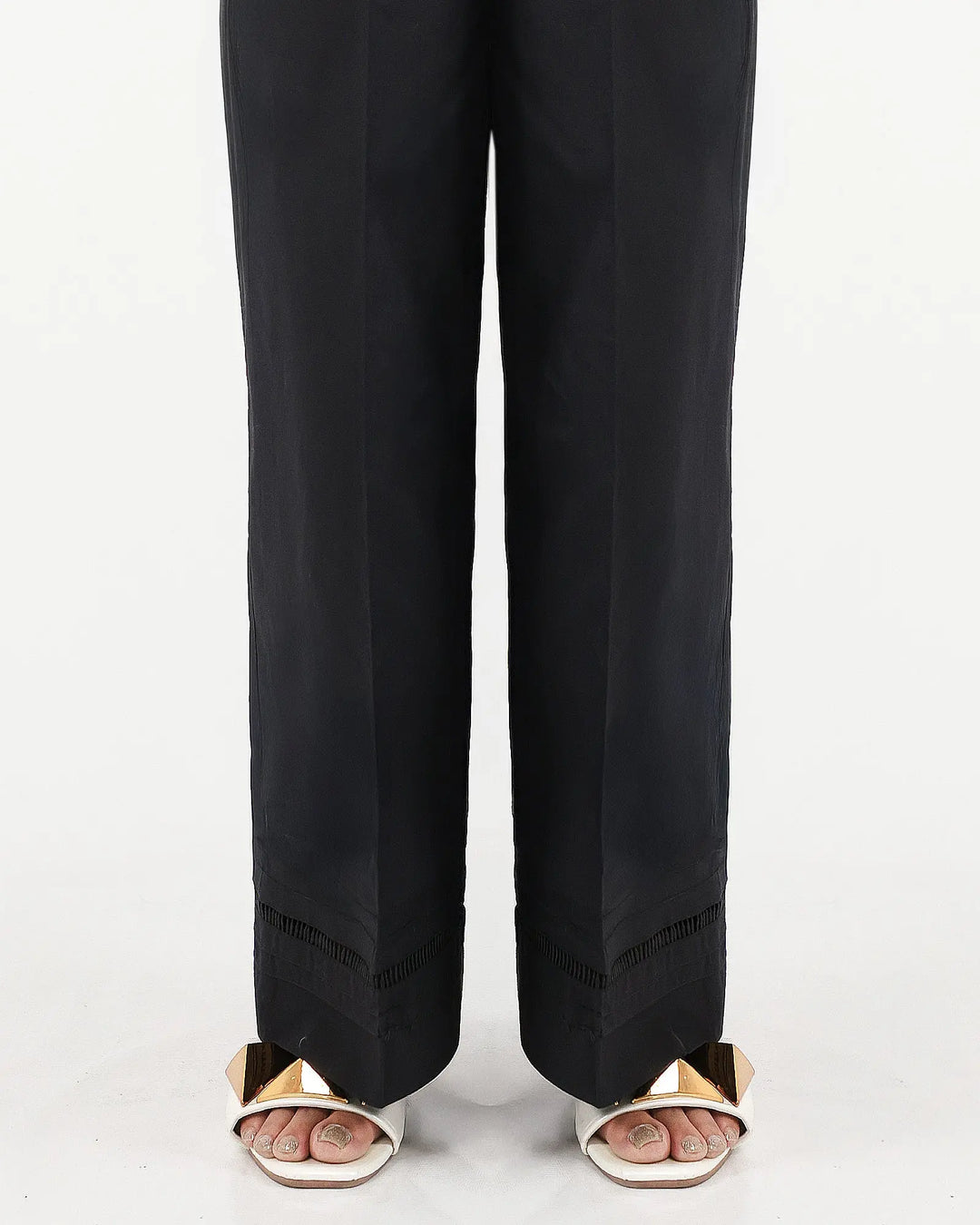 Cambric Cotton Wide Leg Trouser | 8353-IG-K.CT Sha Posh Textile