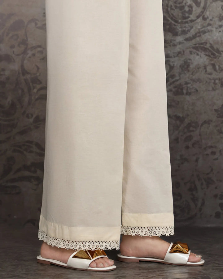 Cambric Cotton Wide Leg Trouser | 8360-IG-K.CT Sha Posh Textile