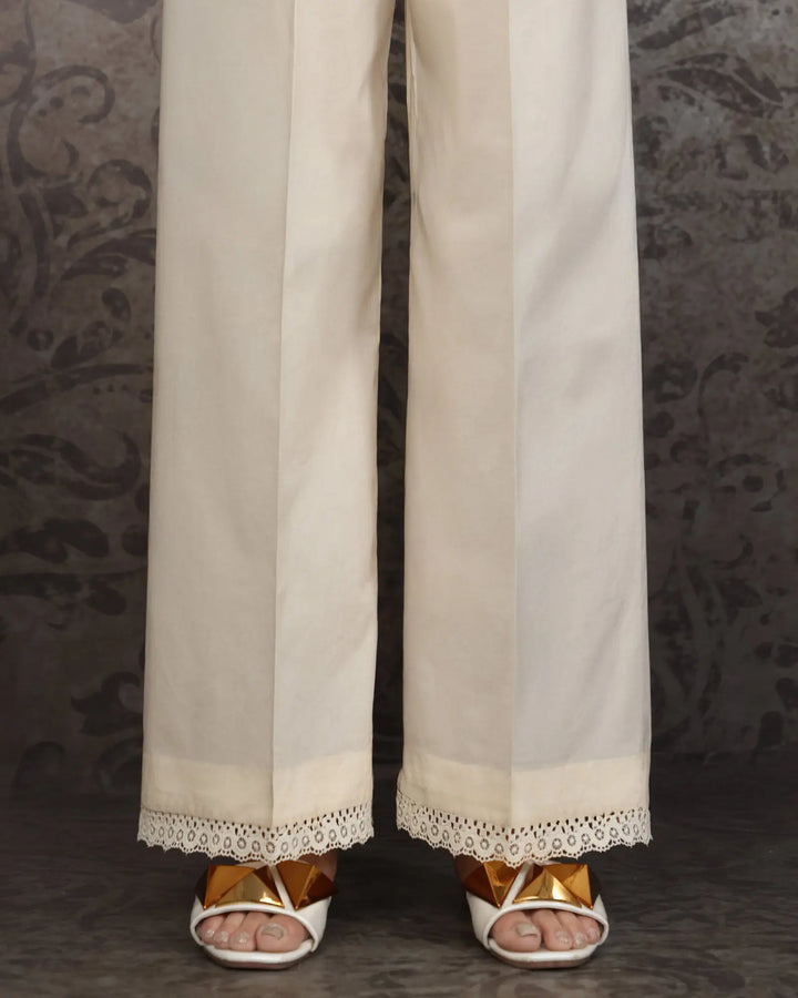 Cambric Cotton Wide Leg Trouser | 8360-IG-K.CT Sha Posh Textile