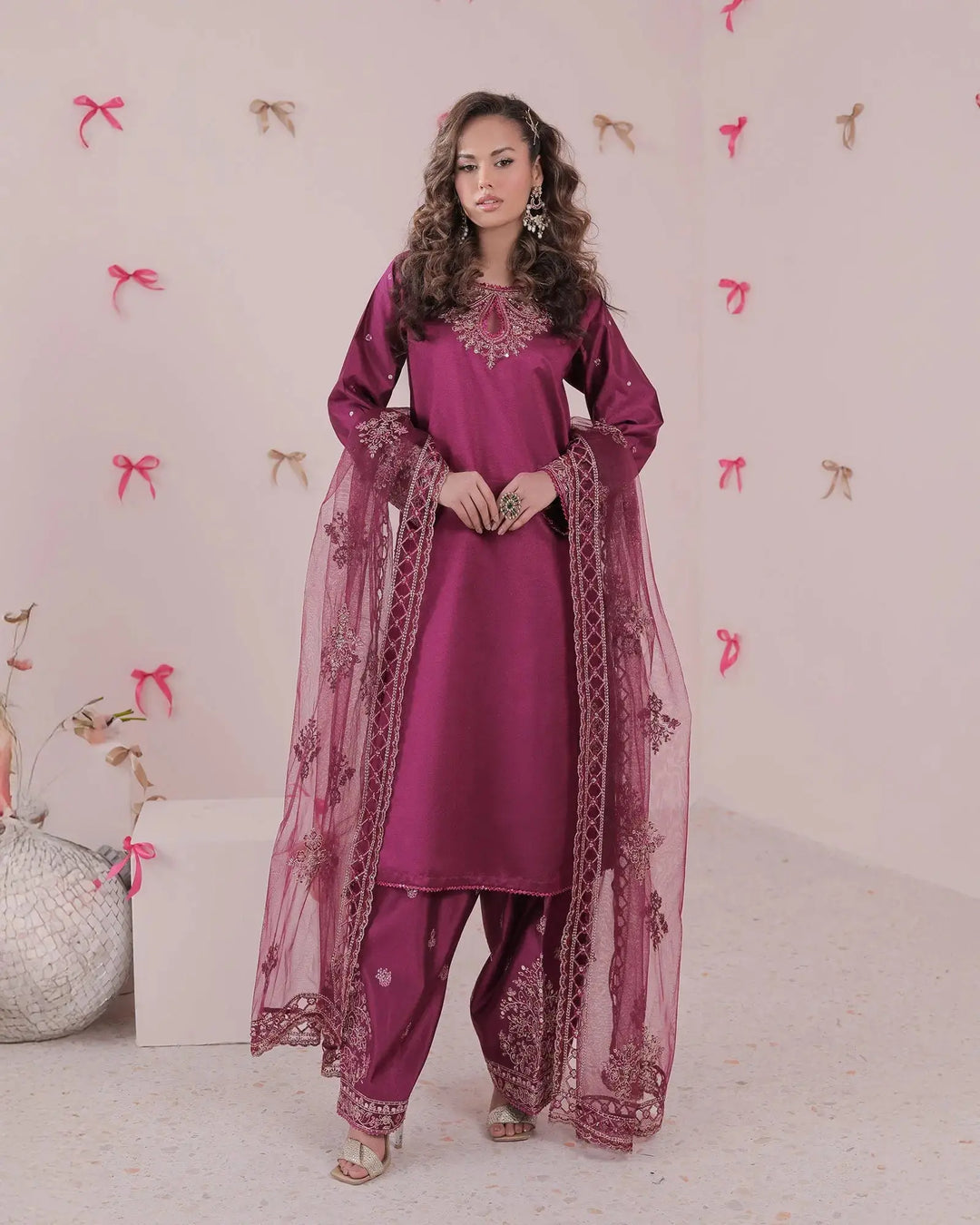 Chambray Katan 3PC | 4099 Sha Posh Textile