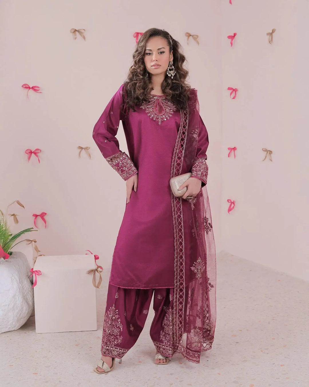 Chambray Katan 3PC | 4099 Sha Posh Textile