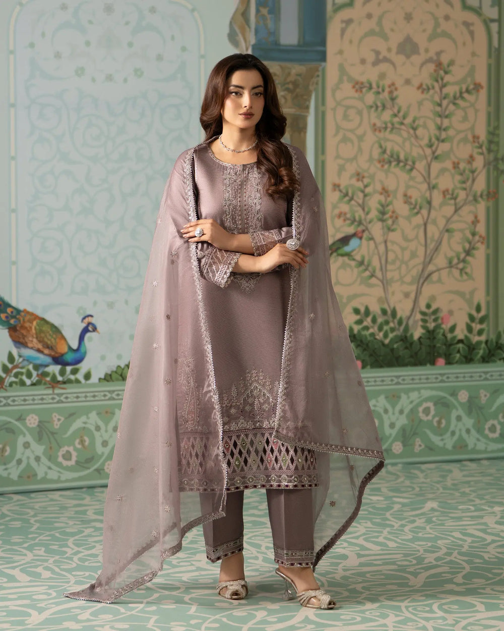 Chambray Katan 3PC | 2319 Sha Posh Textile