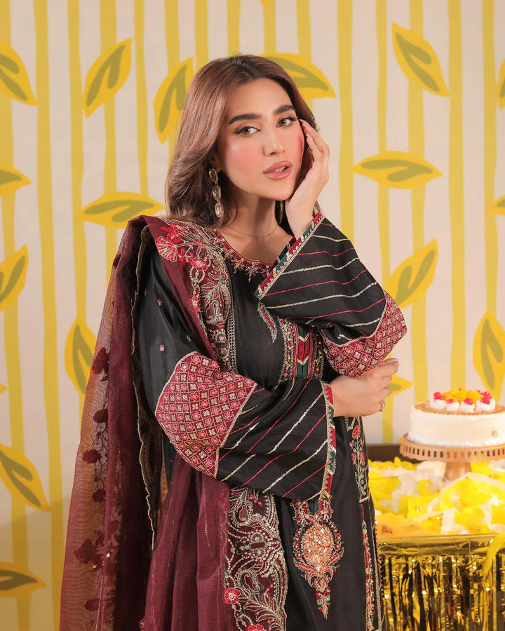 Chambray Katan 3PC | 518 Sha Posh Textile