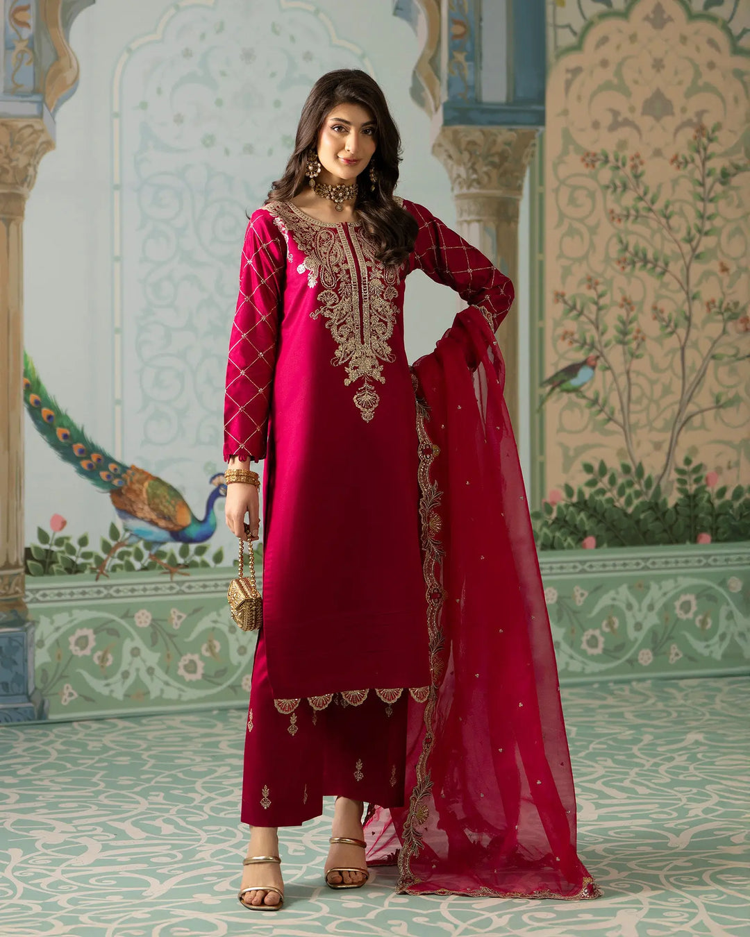 Chambray Katan 3PC | 9798 Sha Posh Textile