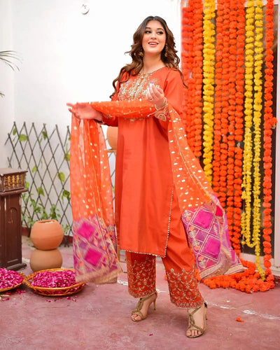Chambray Katan 4PC | 9760 Sha Posh Textile