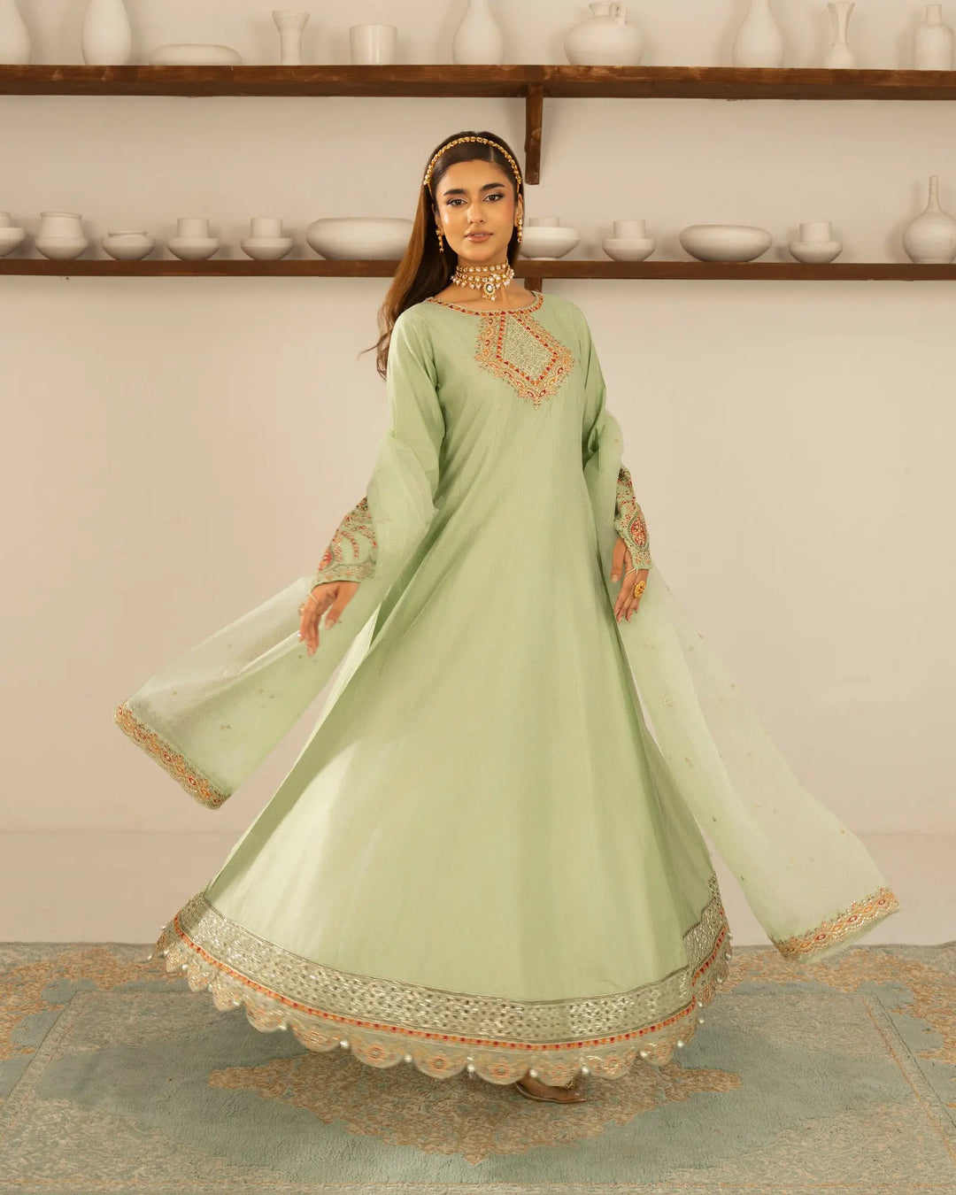 Chambray Katan Maxi | 4114 Sha Posh Textile