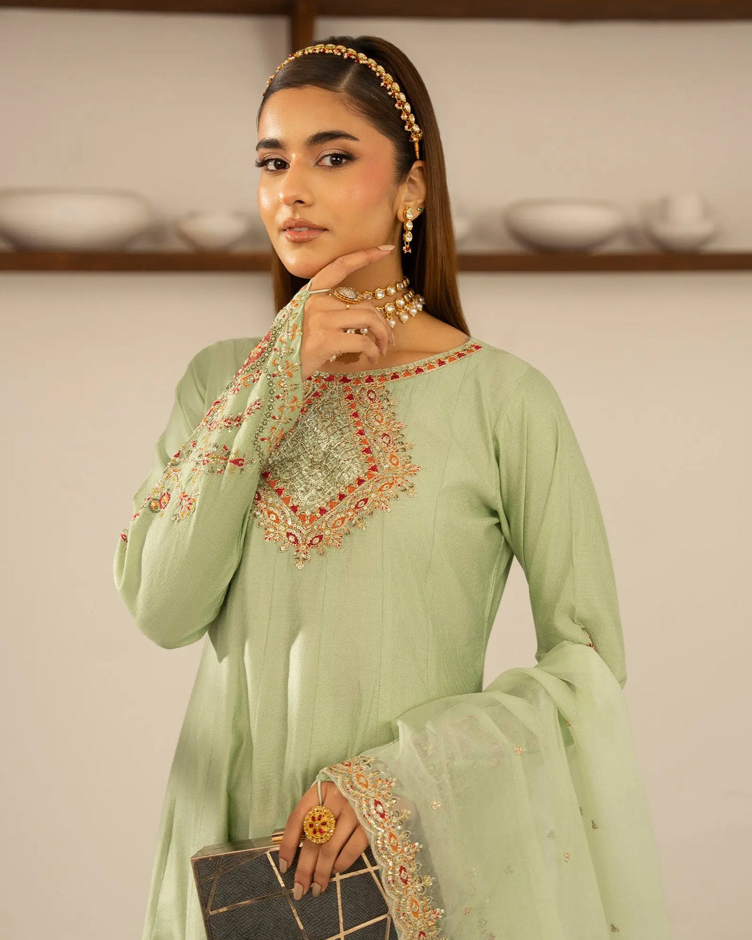 Chambray Katan Maxi | 4114 Sha Posh Textile