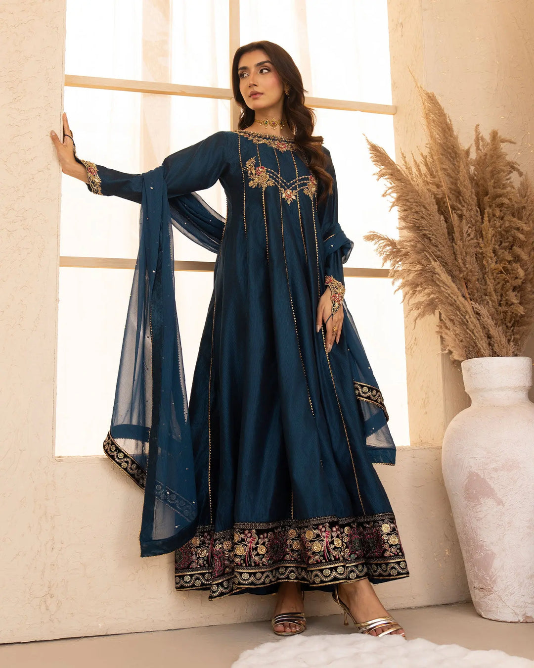 Chambray Katan Maxi | 9747 Sha Posh Textile