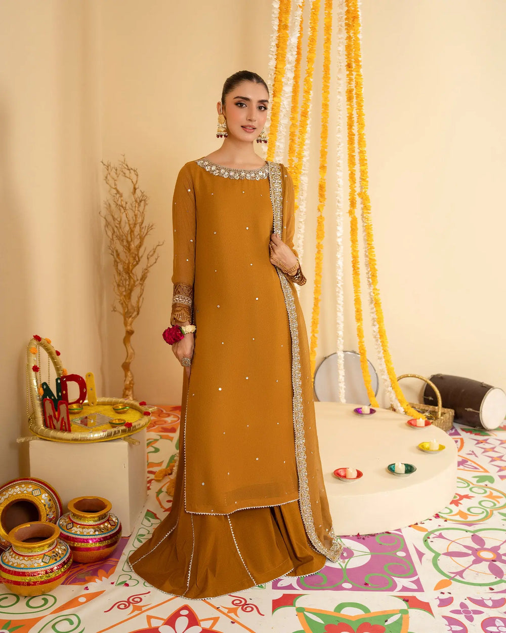Chiffon 3PC | 1151 Sha Posh Textile
