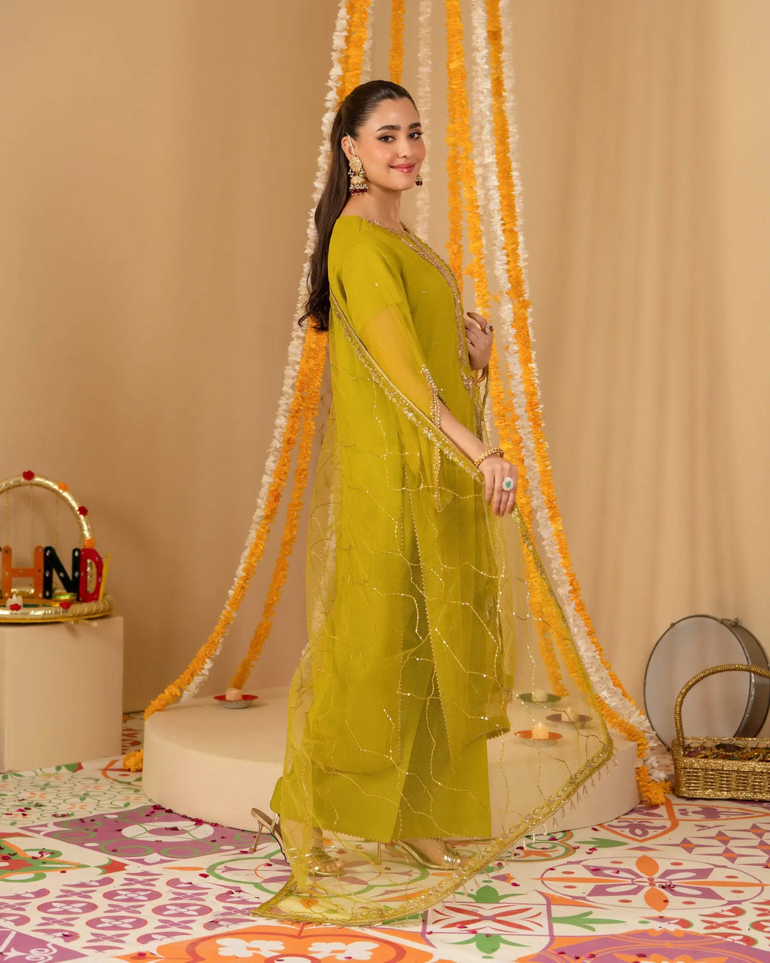 Chiffon 3PC | 1152 Sha Posh Textile