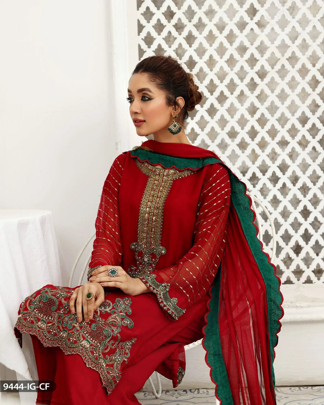 Chiffon 3PC | 9444 Sha Posh Textile
