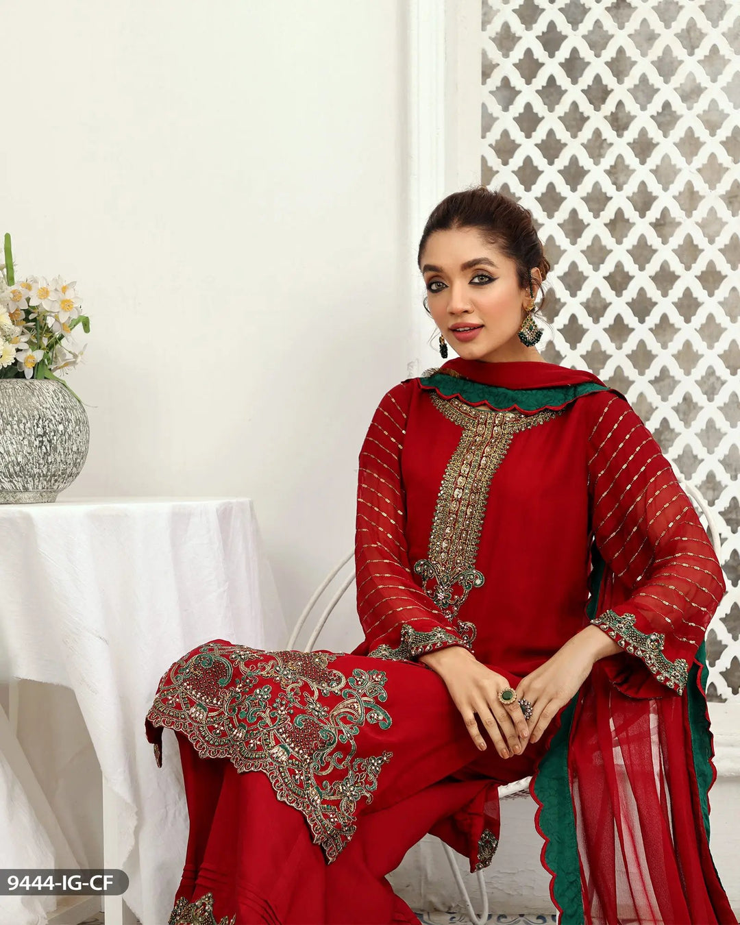 Chiffon 3PC | 9444 Sha Posh Textile