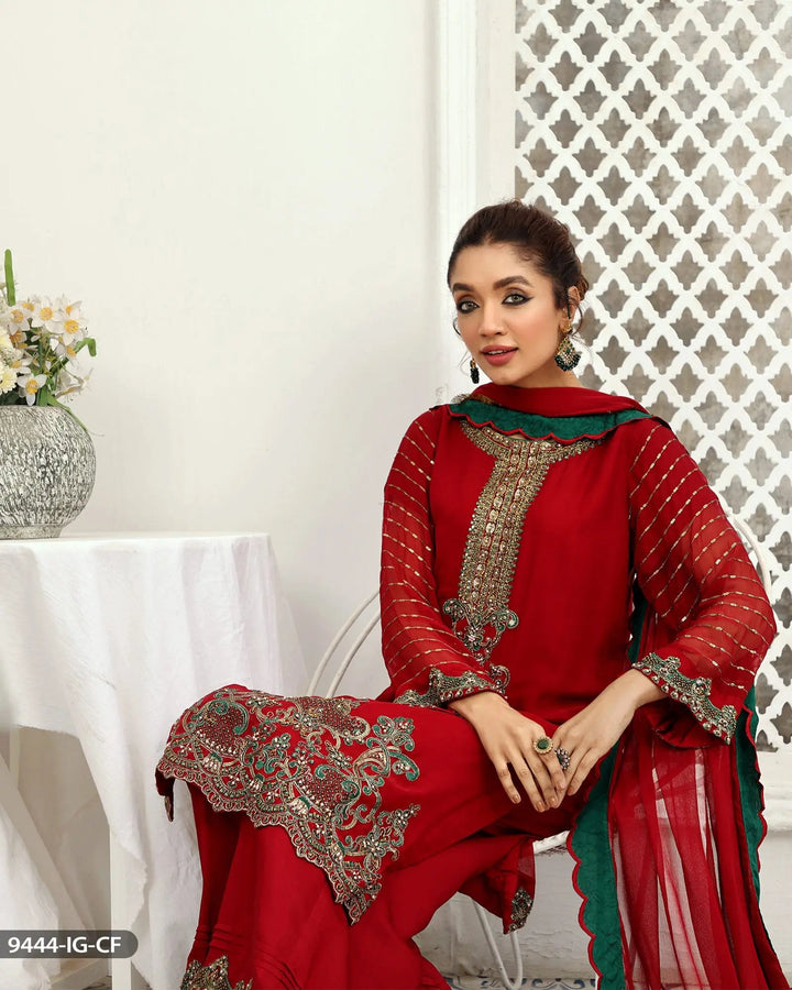 Chiffon 3PC | 9444 Sha Posh Textile