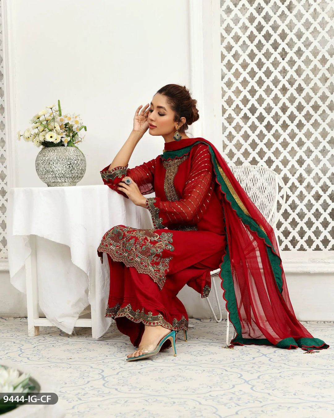 Chiffon 3PC | 9444 Sha Posh Textile